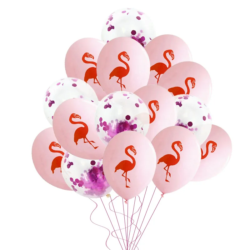 Фламинго ананас конфетти латексные шарики для свадебного украшения Девичник вечерние Гавайская тропическая партия поддерживает поставки