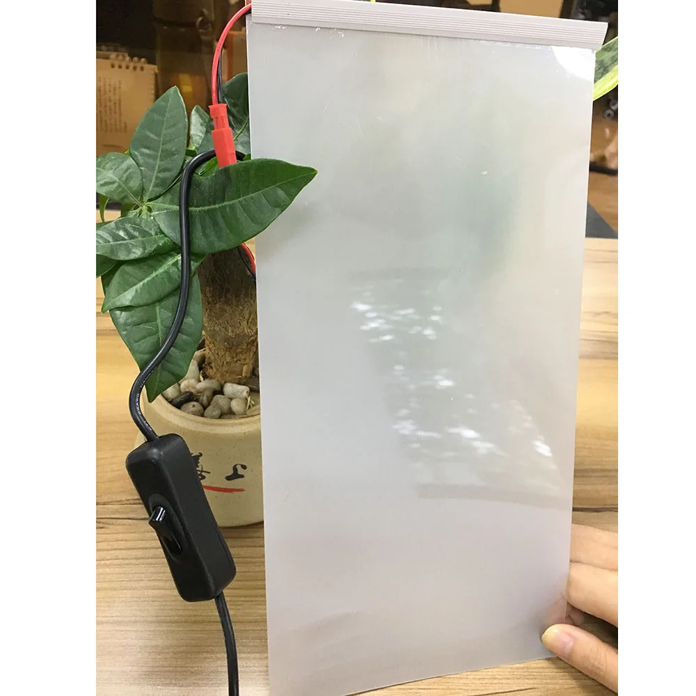 Белая смарт пленка PDLC 6 &quotX 12&quot E переключаемое стекло тонировка электрохромный
