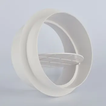 

PipeLine Non Return backflow prevention Check Valve for air ventilation fittings One-way value for round duct 200mm