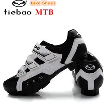 Tiebao Cycling shoes men 2018 professional MTB shoes for man bicycle Bike sneakers women Nylon-fibreglass Soles superstar shoes