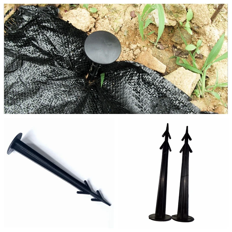 

15pcs/lot 12cm Garden Ground Nail Greenhouse Film Fixed Pegs Weed Ground Cloth Mulch Fix Sunshade Fly Net Pest Control DIY Tools