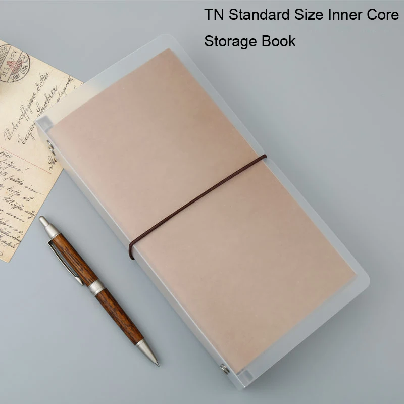 Fromthenon Travelers Notebook Cover PVC Standard Size Inner Core Storage Book For Midori Notebook Inner Pages School Supplies