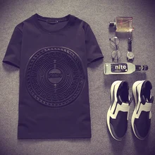 2017 Summer Japan style 3D printed (Space cotton) short sleeve t shirts Black&white Street Punk casual t shirts MQ244