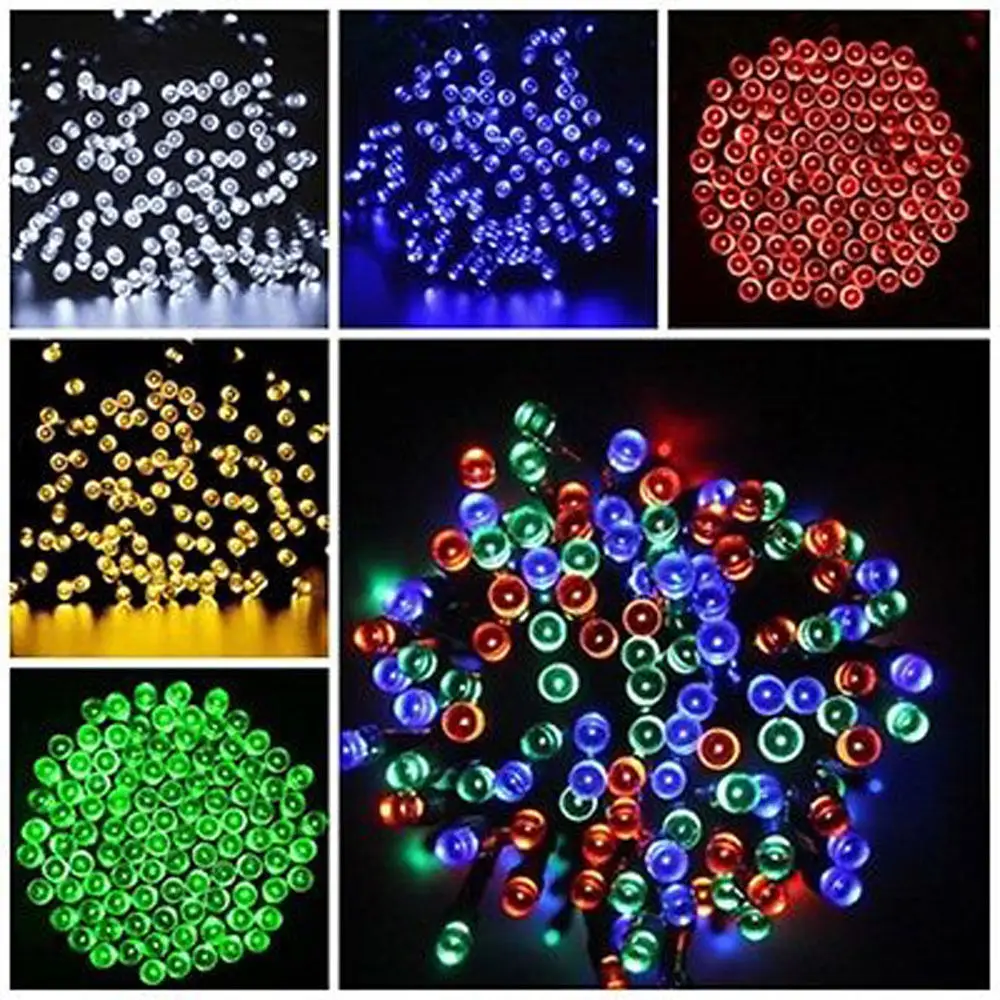 

Solar Powered 100 200 LEDs String Fairy Tree Light Outdoor Wedding Party Xmas