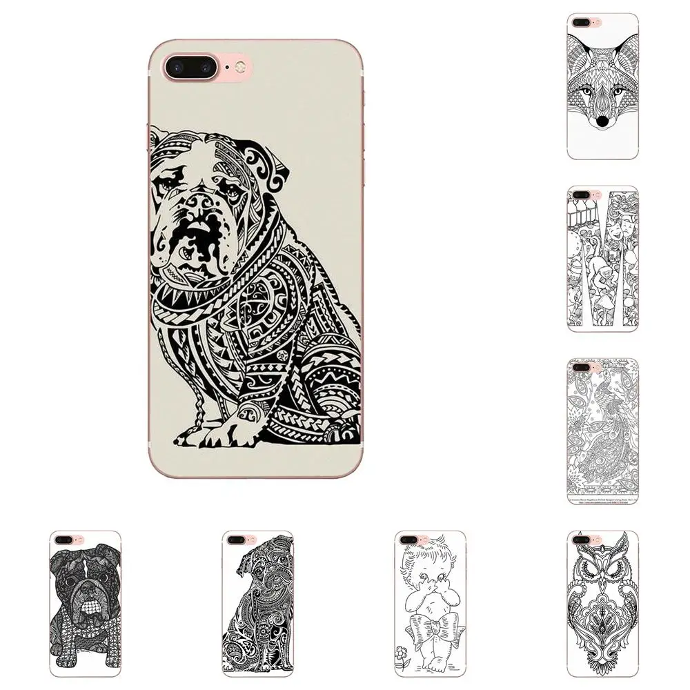 

For Galaxy Alpha Core Note 2 3 4 S2 A10 A20 A20E A30 A40 A50 A60 A70 M10 M20 M30 Diy Phone Case Polynesian English Bulldog