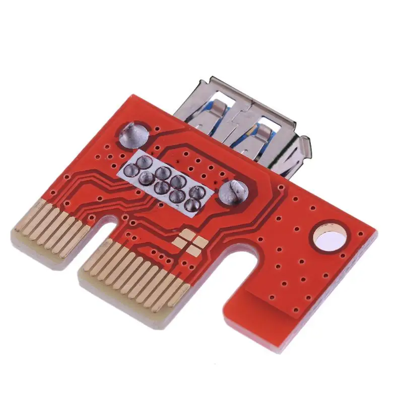Черный/синий/красный PCI E Express 1X до 16X Графический удлинитель Кабель для майнинга