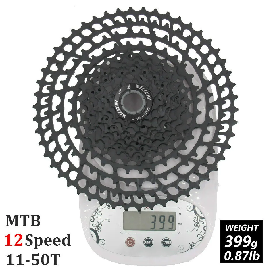 Кассета MTB велосипедная Ультралегкая 12 Скоростей 11 50T/52t 403 г| |