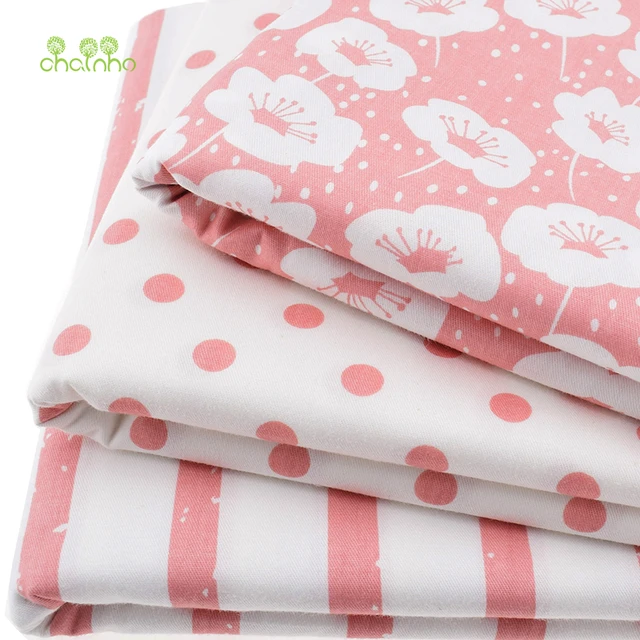 3pcs Lot Printed Twill Cotton Fabric For Sewing Quilting Baby Tissue 3pcs Lot Printed Twill Cotton Fabric For Sewing Quilting Baby Tissue Children Bed Sheet Sleepware Curtain Material Pink 40x50cm