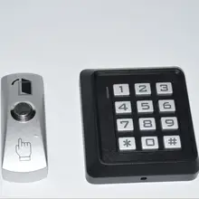 С кнопкой выхода, открывалка для ворот с подсветкой, RFID Клавиатура, внешний считыватель, управление доступом, контроллер доступа 125 кГц