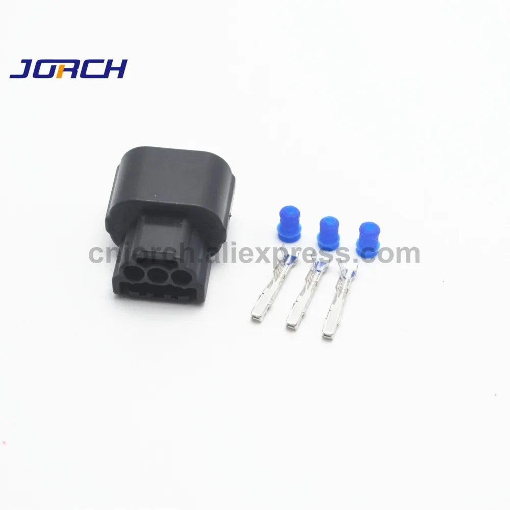 10 conjuntos de 3 pinos conector fêmea