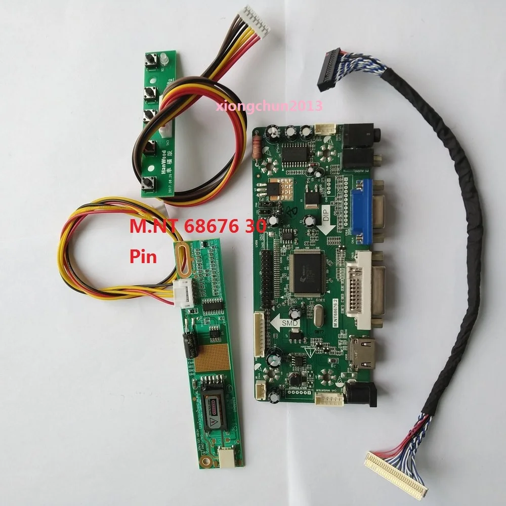 ЖК-контроллер с 30-контактным разъемом HDMI DVI LED VGA для 17 0 &quotLTN170X2 1440X900 1 лампа |