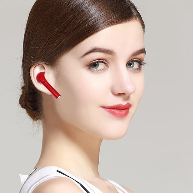 Беспроводные Bluetooth наушники NO BORDERS i7 i7s TWS мини музыкальные гарнитура спортивные с