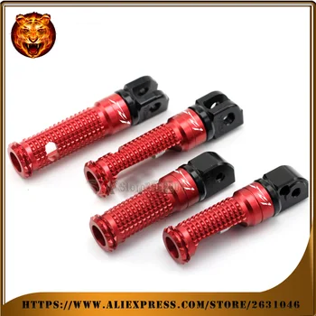 

For YAMAHA FZ1 2006-2014 2013 2012 2011 Motorcycle Rider Passenger Front & Rear Foot Pegs Foot Peg Footrest Adapter With Logo