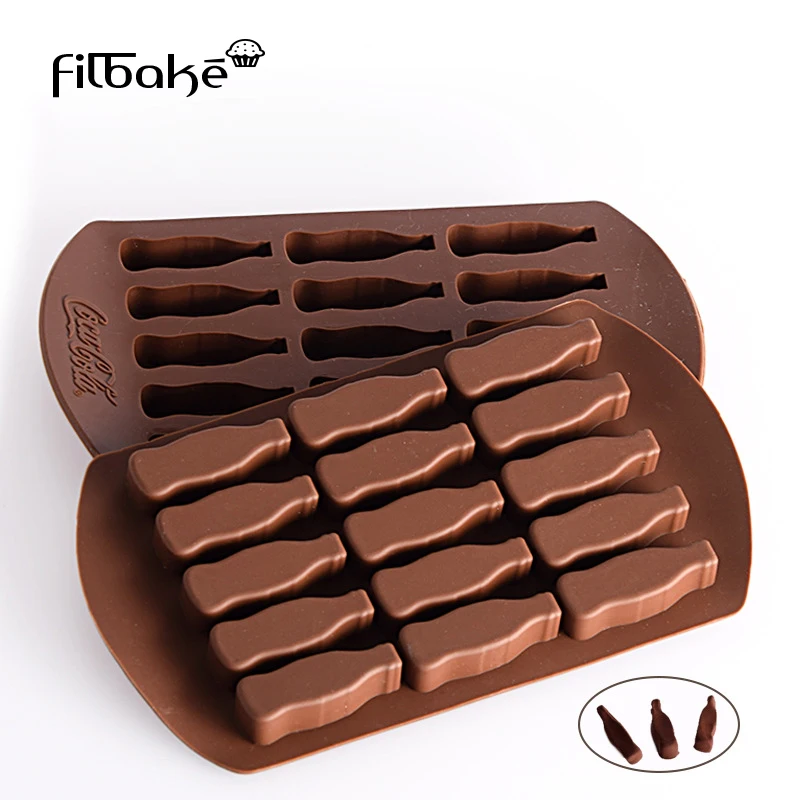 

FILBAKE 15 cola bottle silicone cake baking chocolate mold ice block candy pudding ice mold DIY tools cake decorating tools