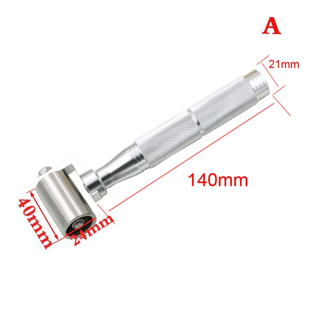 34 мм/40 мм Нержавеющая сталь плоский ролик давления обои применение ручной инструмент DIY валик роликовый подшипник колеса
