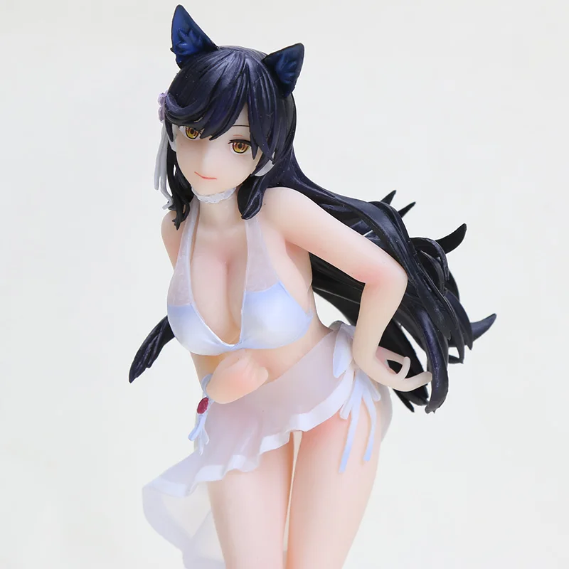 

Anime 20cm Game Azur Lane Atago Cat Ear Swimwear Version Garage Resin Kit 1/6 PVC Action Figure Model Toys