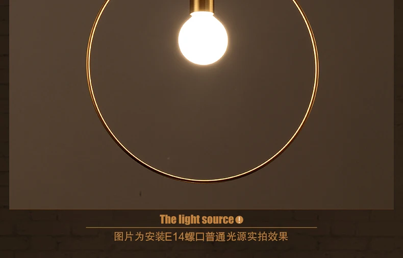 Современный Утюг кольцо белый подвесной светильник Стекло мяч CafeRoom/бар лампа один стеклянные подвесные светильники украшения Освещение в
