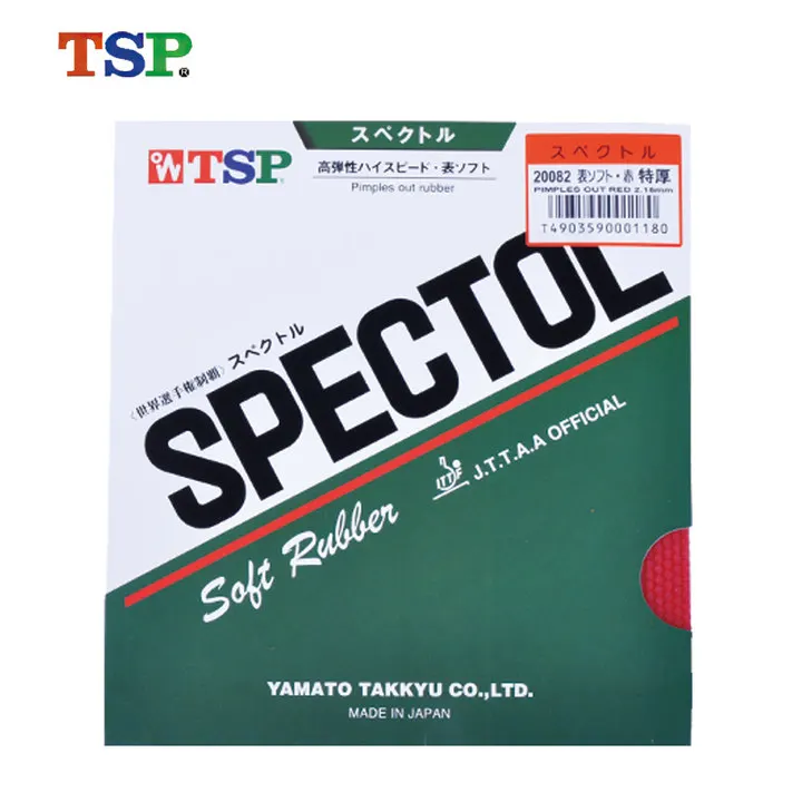 TSP оригинальный SPECTOL мягкая резина для настольного тенниса (используется Wu Yang, Han Ying) Pips-out пинг-понг Губка Tenis De Mesa