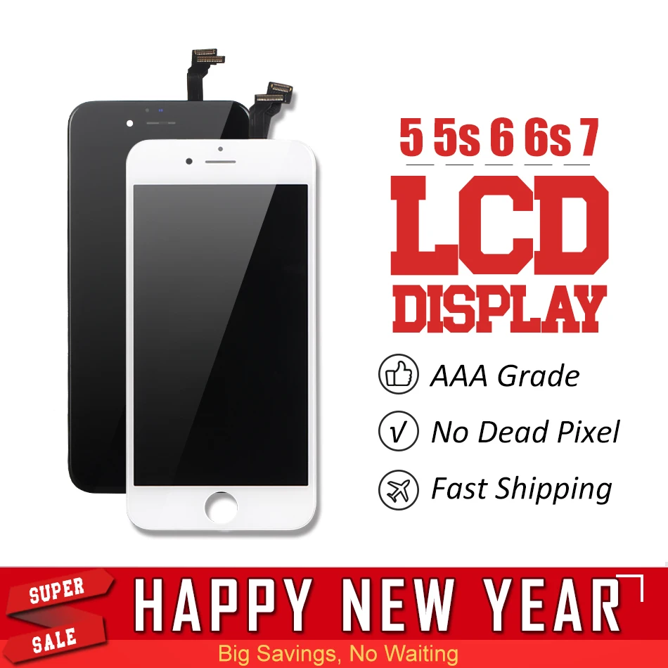 

Best Quality LCD Display for iPhone 6 Screen Replacement Assembly Touch Panel Parts Digitizer No Dead Pixel 5 5s 6s