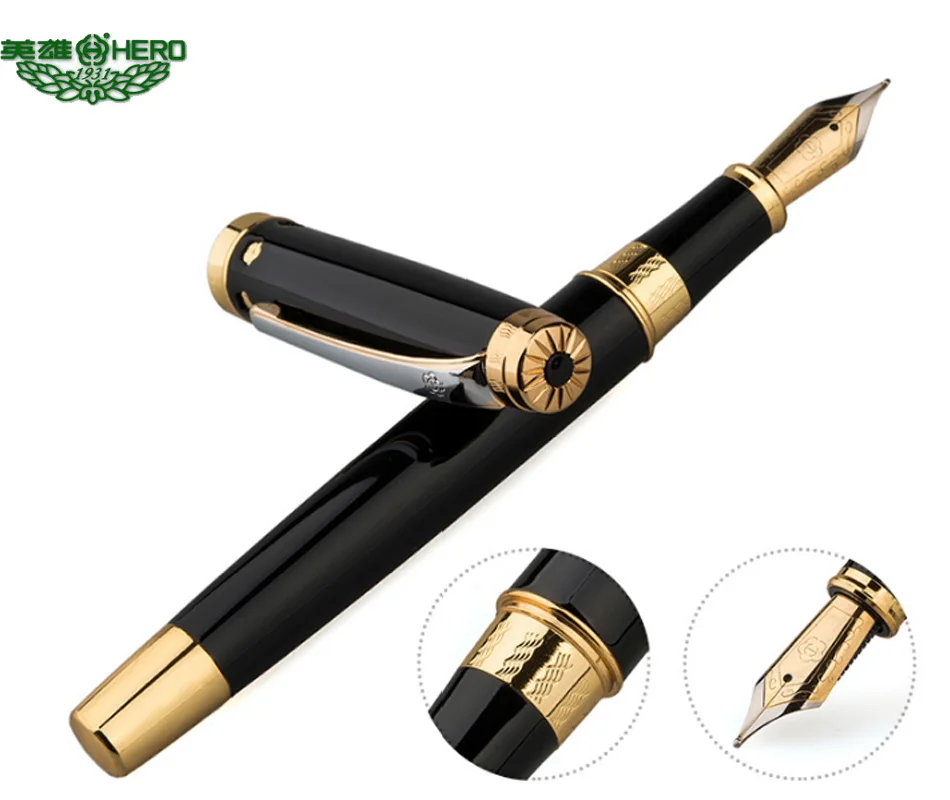 

Fountain Pen M Nib Original HERO 769 standard office and school stationery excellent gifts Free Shipping