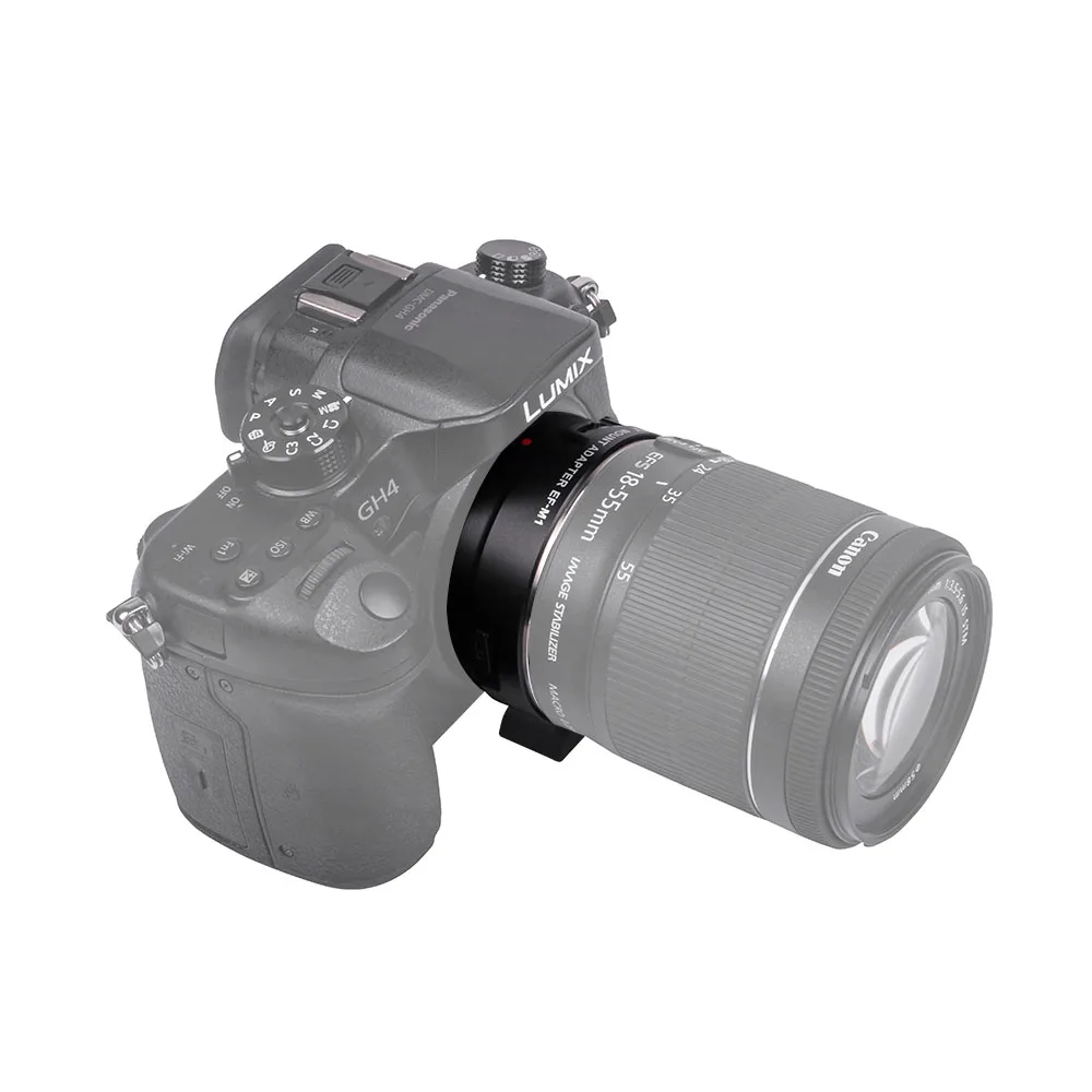 Viltrox EF M1 адаптер объектива Exif для Canon EOS S объектив M4/3 камеры GH4 GH5 GF6 GF1 GX1 GX7 E M5 M10|lens
