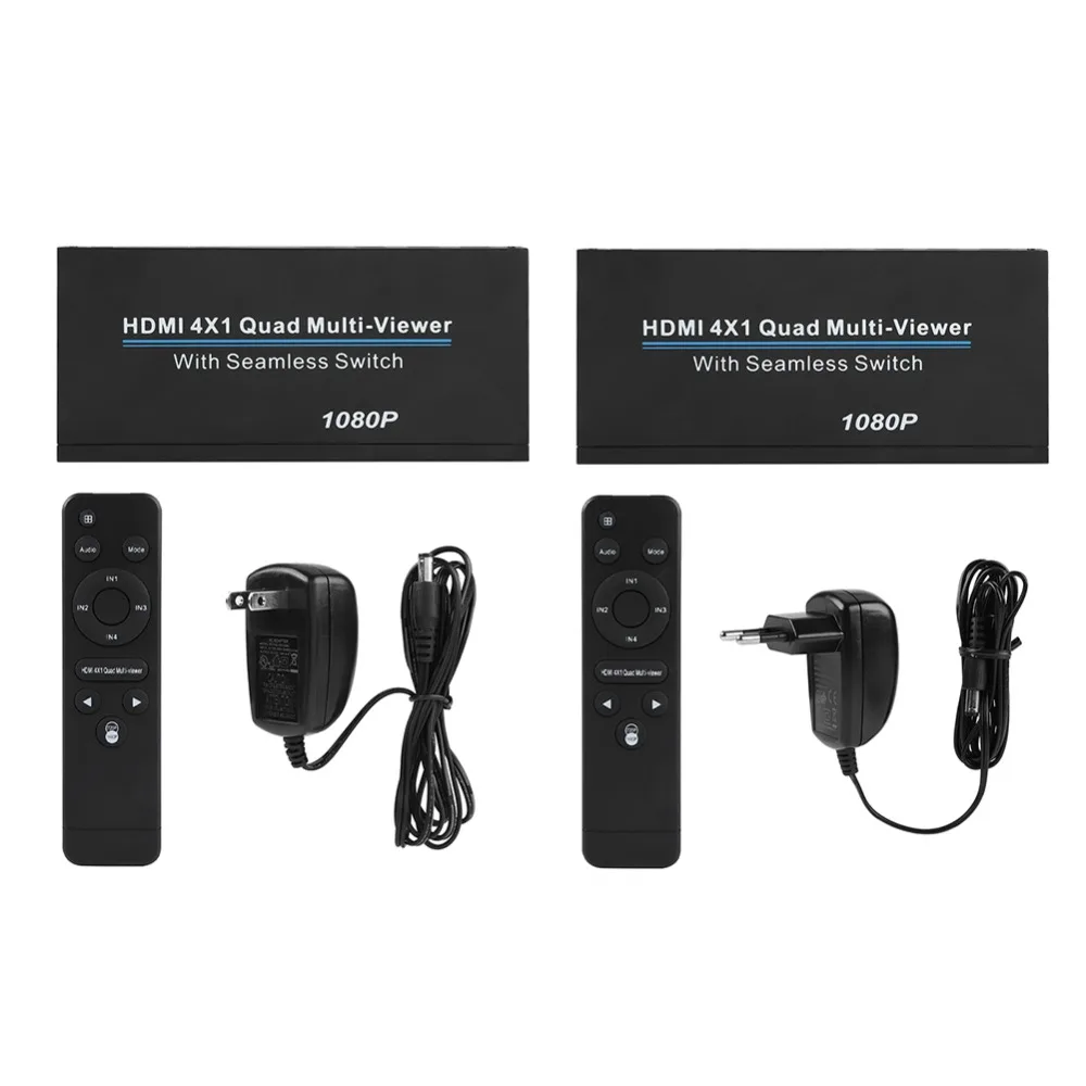 1080P HDMI 4x1 Quad мульти просмотра сегментации конвертер экран сплиттер совместим с 1.3a