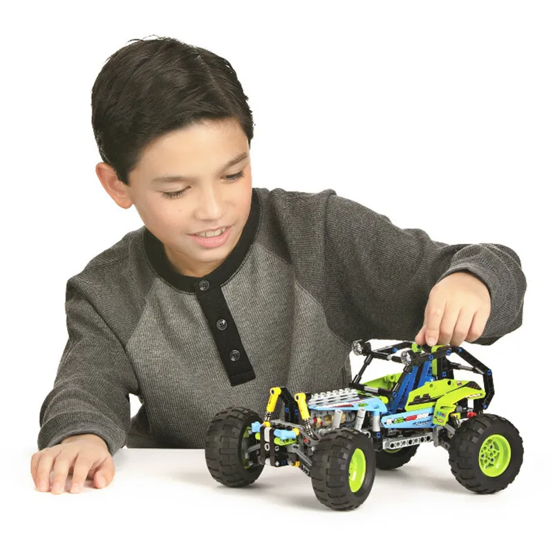 38001 автомобили Monster Truck 2 в 1 formle Buggy внедорожный скоростной автомобиль с большой