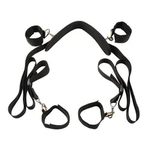 MQFORU bandage sm exoticBondage Strap Plush Cuffs Sex Toys For Couple Flirting Erotic Under Bed Restraint Fetish Handcuffs Slave
