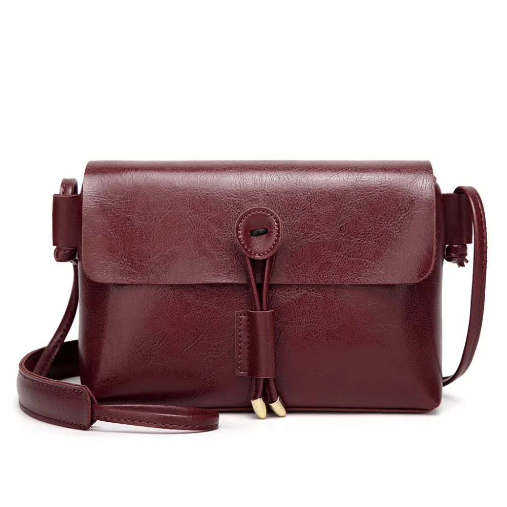 

Women's Handbag 2019 Fashion New High quality PU Leather Bag Flap Solid Shoulder Messenger Crossbody Bags