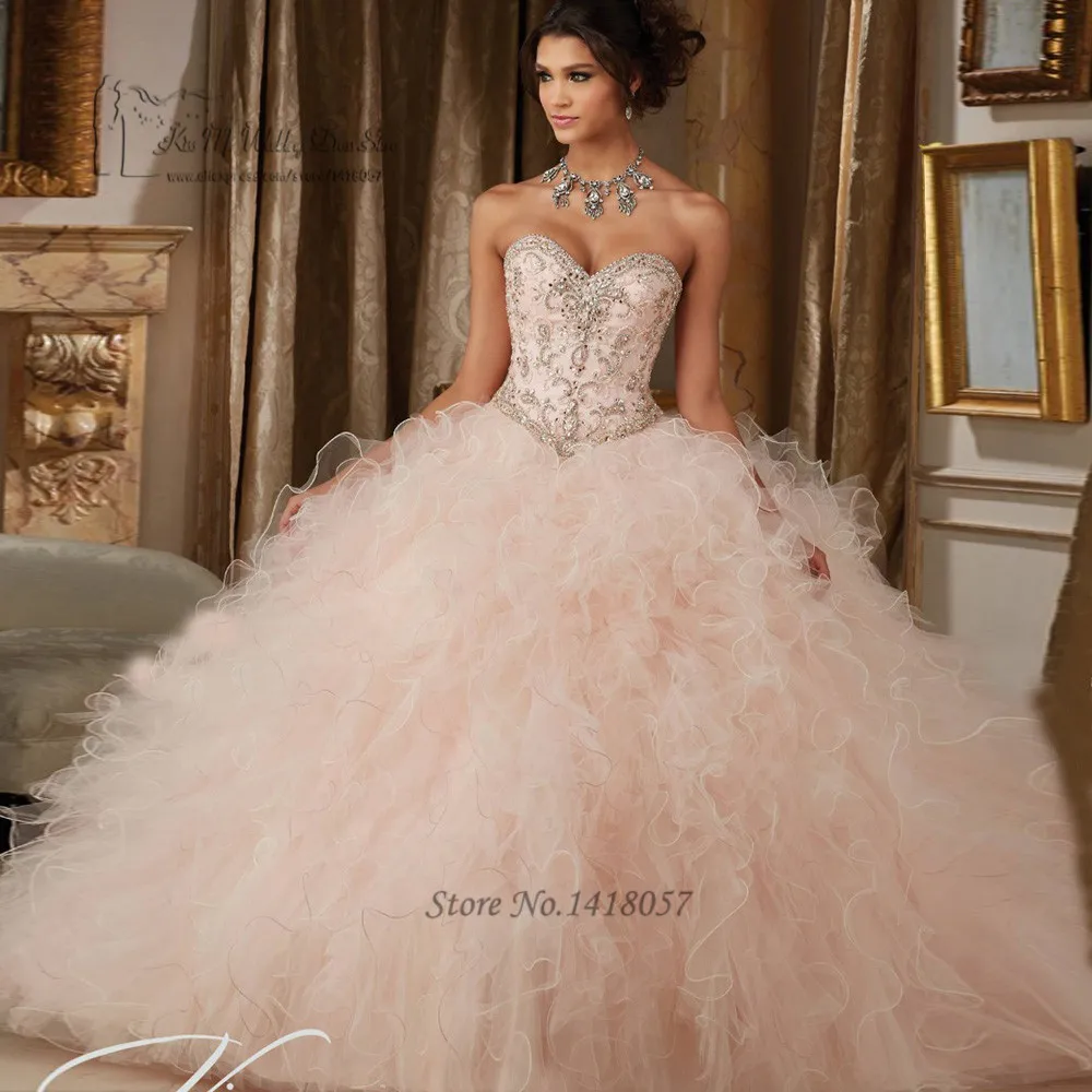 Popular Peach Quinceanera DressesBuy Cheap Peach Quinceanera Dresses