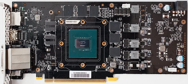 BYKSKI для Palit GTX1060 Super JetStream 3 GB/GTX 1080 Dual 8GB (NEB1080015P2D). Водоблок с полным покрытием. П/П: N