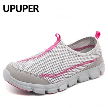 

Breathable Mesh Women Sneakers Non-slip Slip-on Outdoor Women Casual Shoes 2018 Fashion Summer Flats Shoes For Women Size:35-40