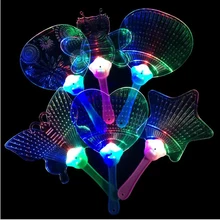 1 шт. световой детский день рождения рейв светодиодный потолочный вентилятор Освещение Набор для творчества, обучающая игрушка для детских игр мигает подарки светящиеся в темноте вечерние игровые реквизиты