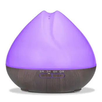 

VVPEC LED Ultrasonic Timer Humidifier Aroma Essential Oil Diffuser 12W 7 Colors Flash Lights 2 Modes Humidifier for Home Office