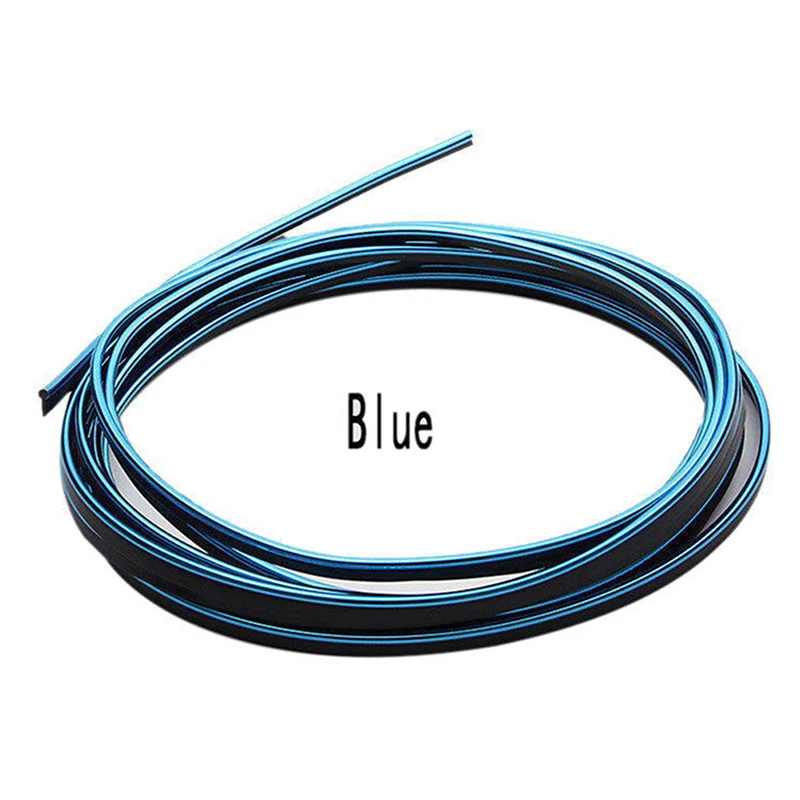 5 м клейкие ленты для салона автомобиля декоративное литье Стайлинг авто аксессуары - Название цвета: blue