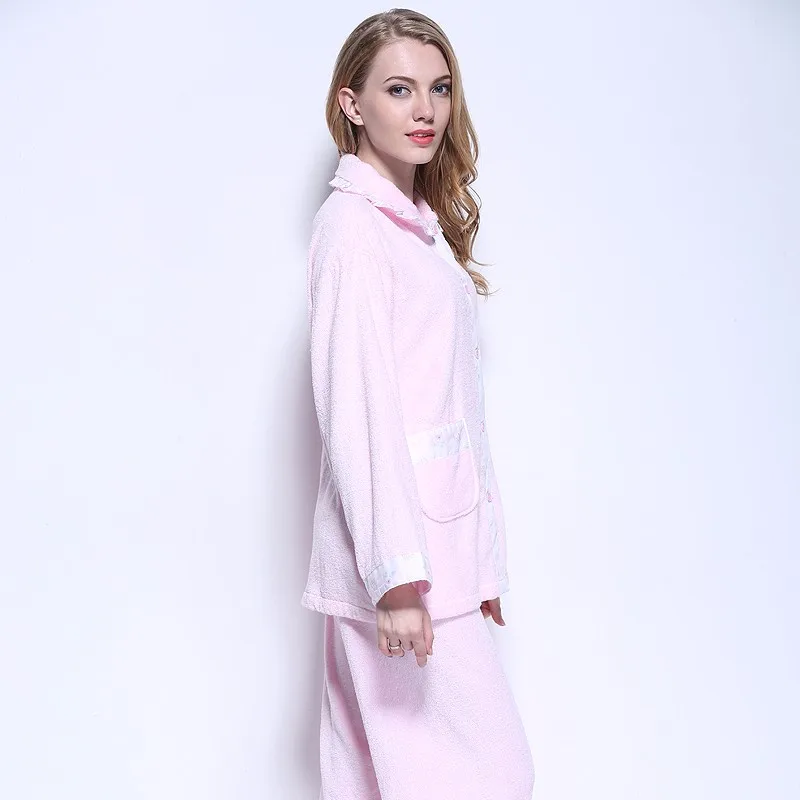 Розовый цвет Для женщин сна Lounge Robe платье Наборы для ухода за кожей супер мягкий