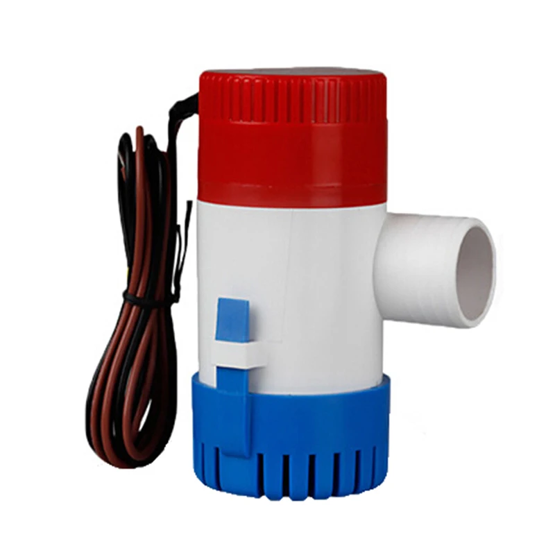 

DC 12V Electric Water Pump Bilge Pump 350 500 750 1100GPH For Aquario Submersible Seaplane Motor Homes Houseboat Boats
