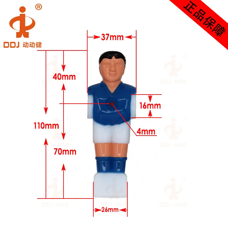 11 pcs/set Mini Foosball Table Games Soccer machine doll Toys Soccer Table Player Plastic Kickers Football Player (16 mm)