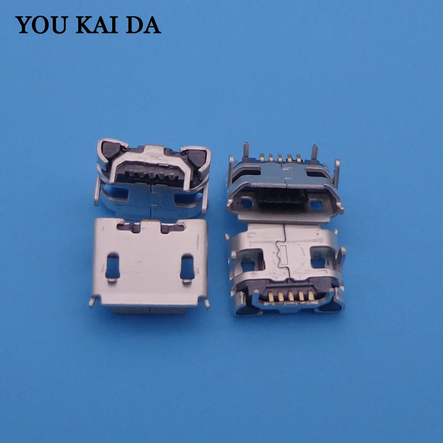 100 шт./лот Micro MINI USB разъем Разъем Запасные запасные части зарядный порт зарядное