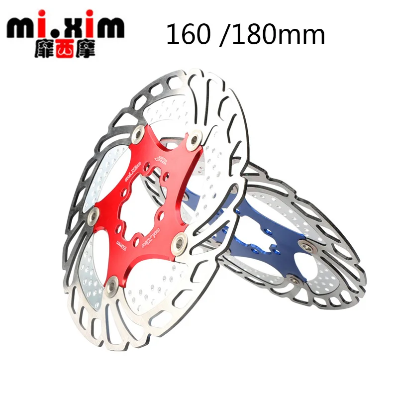 

mi.Xim 160 /180mm MTB Bike Radiating Disc Floating Disk Six Hole Brake Disc Six Inch Bicycle Brake Rotors Brake Accessories