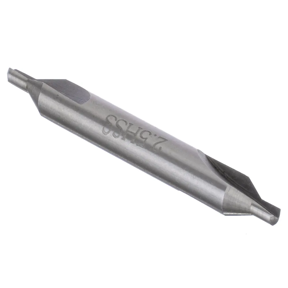 10Pcs 2.5mm Center Drill Countersinks 60° Degree Combined Drill Tool Set