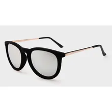 Женские бархатные солнцезащитные очки в стиле ретро, Цветной "кошачий глаз", брендовые ретро солнцезащитные очки, оригинальные солнцезащитные очки для женщин