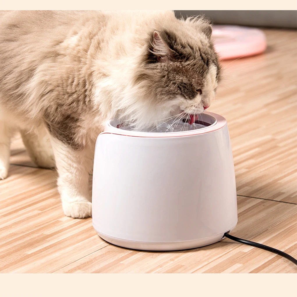 

Automatic Pet Bowl Drinking Water Dispenser Electric Mute Water Feeder Pet Drinking Fountain