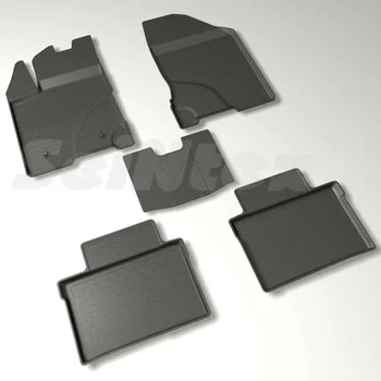 

For LADA Vesta 2015-2019 rubber floor mats into saloon 5 pcs/set Seintex 87135