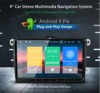 

9" Android 9.0 Multimedia Car Stereo Radio Player GPS for Volkswagen Golf Passat CC Touran Tiguan Sharan for Skoda for Seat