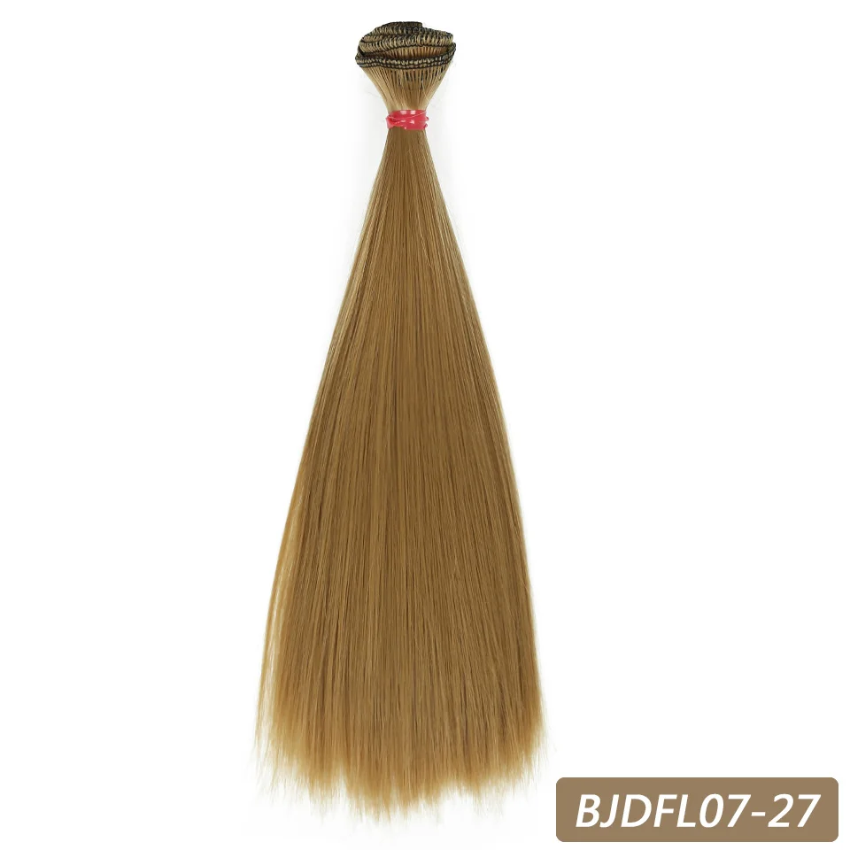 Allaosify волосы для кукол bjd волосы 15 см* 100 см 25 см* 100 см Черный Розовый Белый Серый цвет длинный прямой парик для кукол для 1/3 1/4 BJD DIY