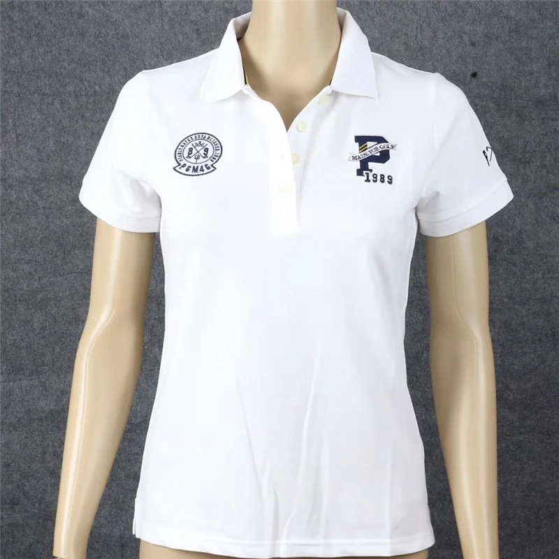 Новые 3 цвета красивые женские жемчужные ворота гольф футболки быстросохнущая одежда для гольфа тренировочные футболки спортивные товары