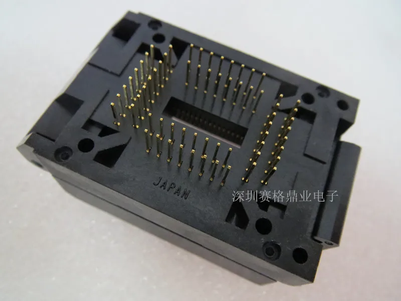 Adaptador de Banco de Ensaio Clamshell Yamaichi Chip Aplicável Espessura 1.6-3.2 mm Assento Queimando ic Soquete Ic51-0644-692 Qfp64 - Tqfp64 5 Computador e Escritório