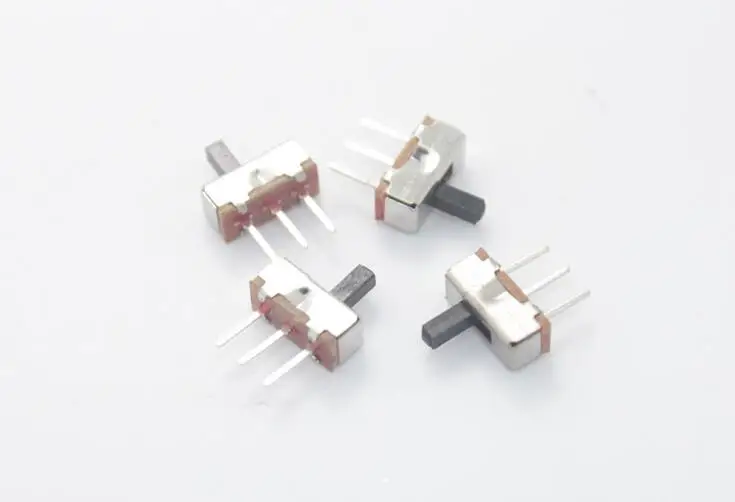 Lote Ss12d00g4 Toggle Switch S1p2t 2 3pin Posição Vertical Slide 1000 Pçs – Ss12d00
