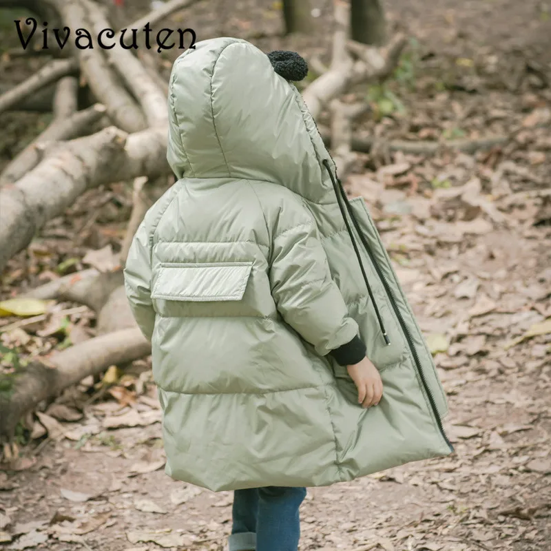 

2018 Children Jackets Boys Girls Winter Down Coat Baby Winter Coat Kids Warm Outerwear Hooded Coat Snowsuit Overcoat Clothes
